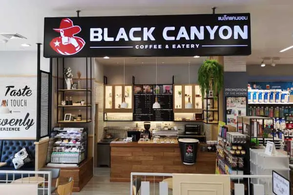 เปิด ร้านกาแฟ black canyon